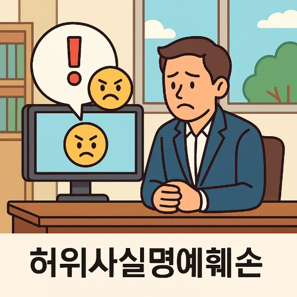 서산형사사건변호사, 허위사실명예훼손